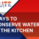 Water Conservation in the Kitchen